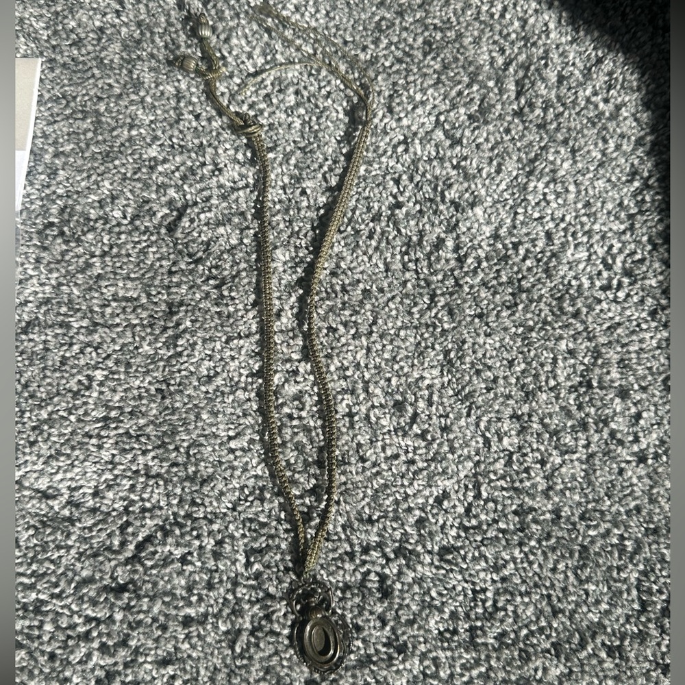 Beetle figure on braided thread | choker necklace, handmade - Picture 6 of 10